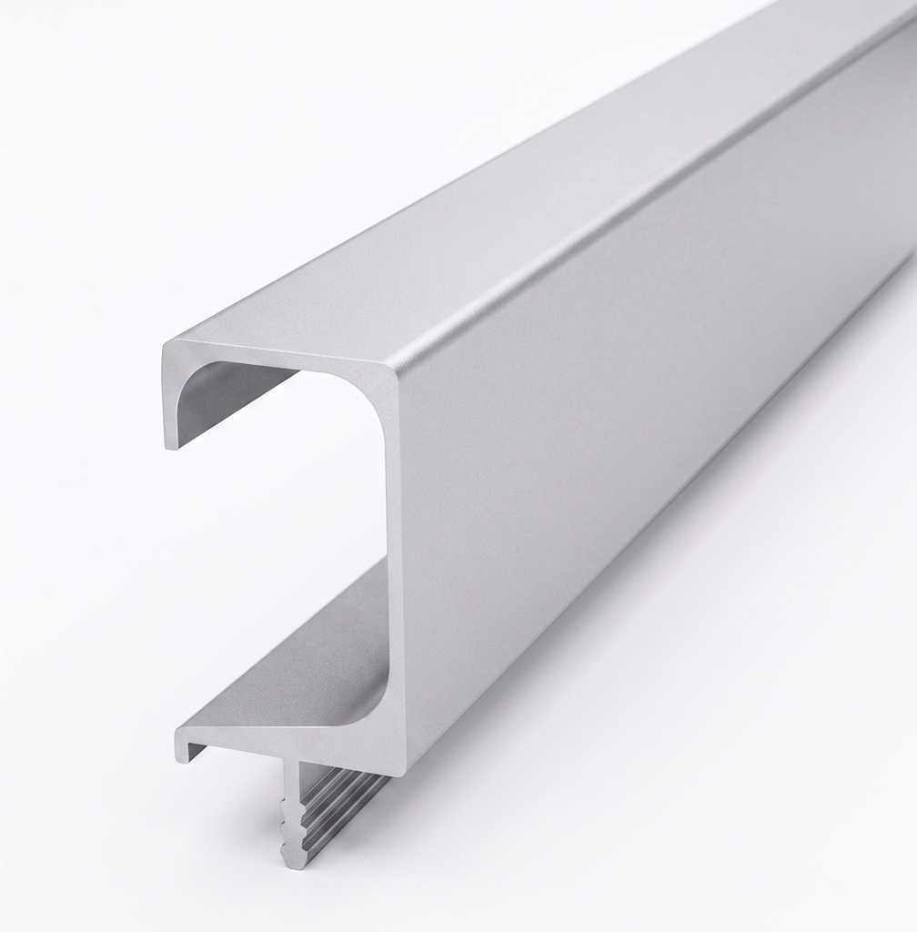 Perfil Tirador de Aluminio Tipo "C"