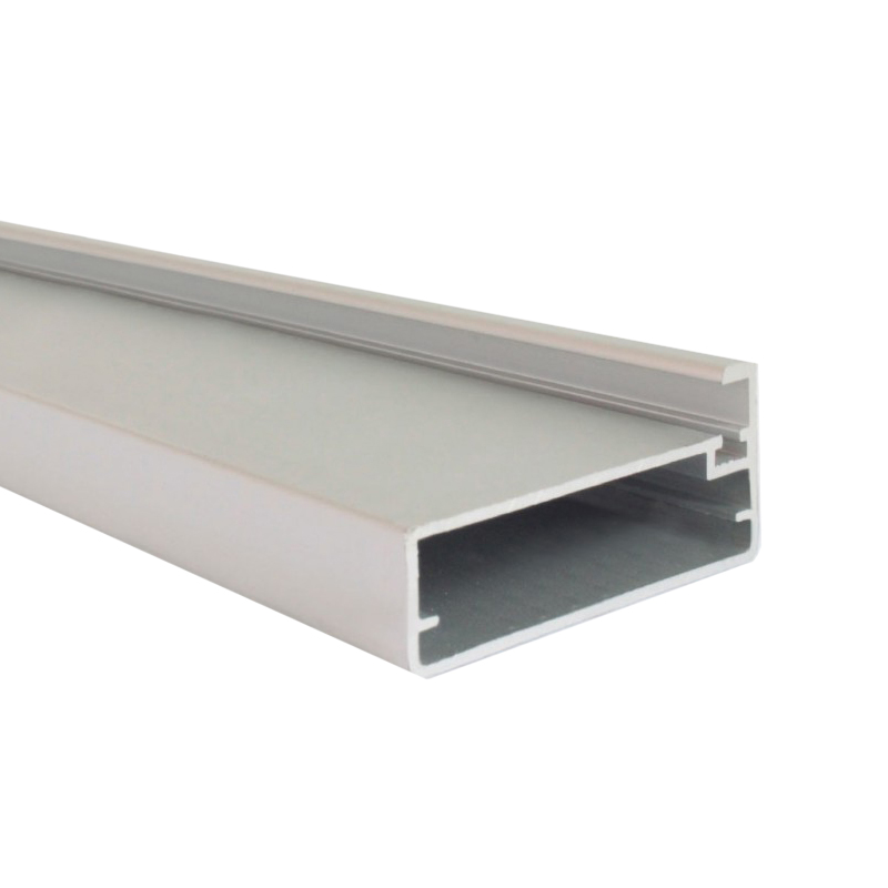Perfil de Aluminio para Puerta de Vidrio Brillante