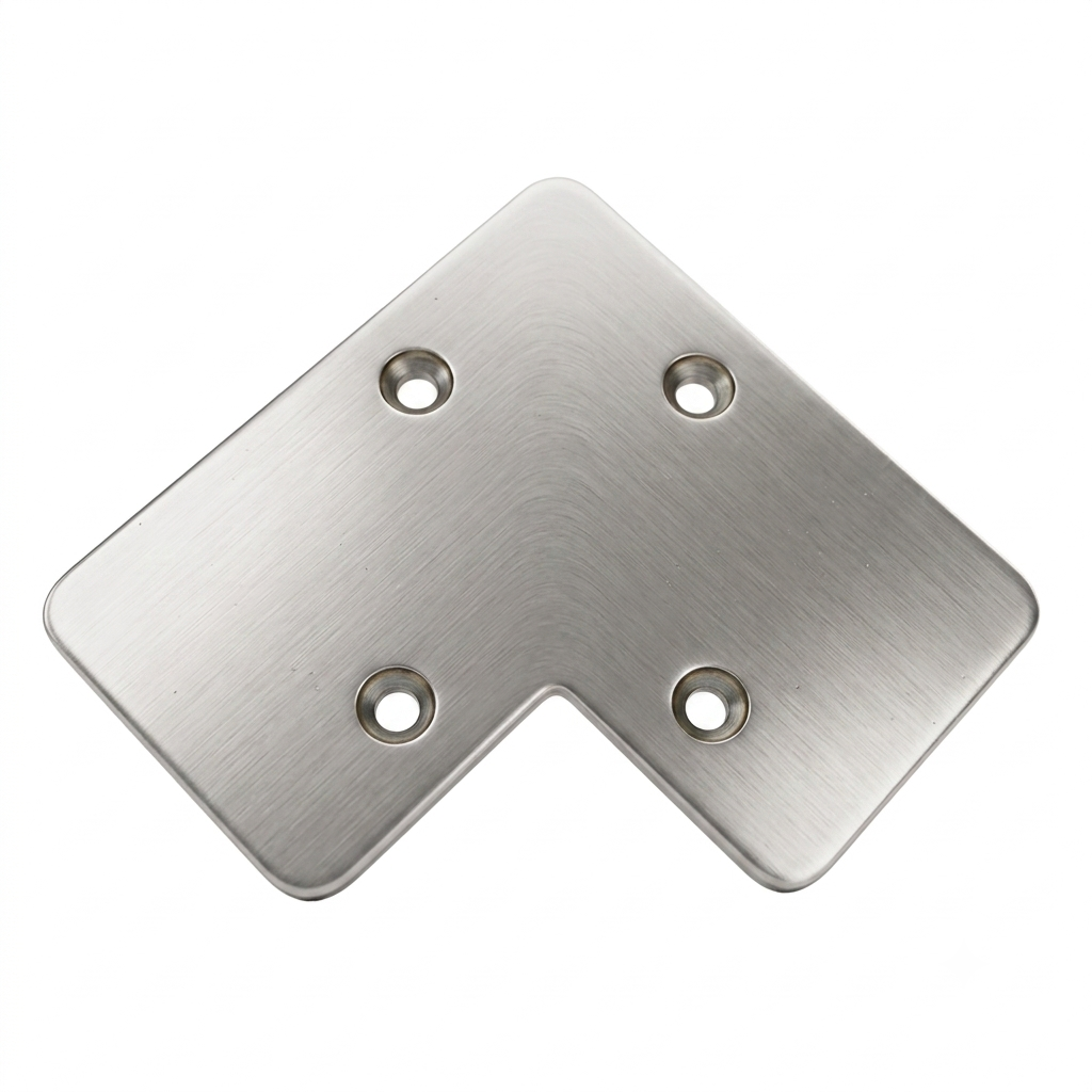 Angulo de conexion de Perfil para Puerta de Vidrio