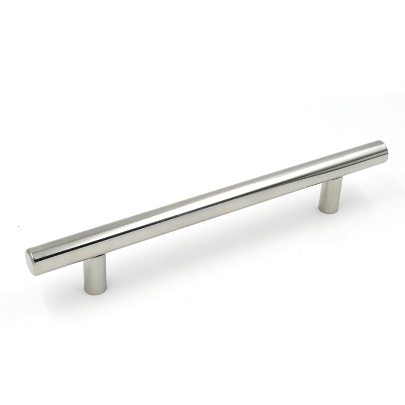 Tirador Tipo "T" de Acero Inoxidable Redondo 156 mm