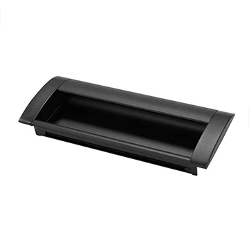 Tirador de Embutir 96 mm Negro
