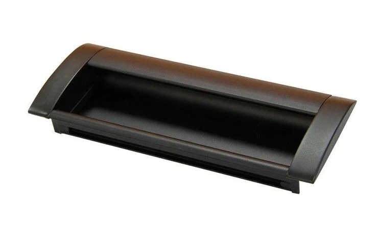 Tirador de Embutir 128 mm Negro