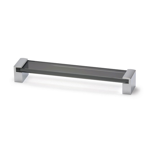 [TIR.06.03] Tirador de de Vidrio Templado Negro 11 cm