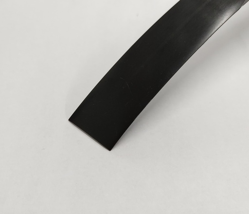 [CAN.01.13] Tapacanto de PVC Negro Plata Alto Brillo