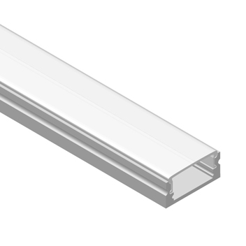 [ILU.02.12] Perfil de Aluminio para Luz Led Superficial  3 metros