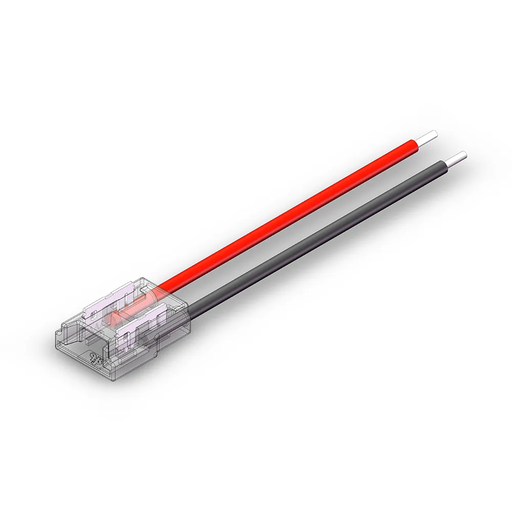 [ILU.05.03] Union (Cinta-Cable) para LED COB Transparente con Cable (50 PCS)