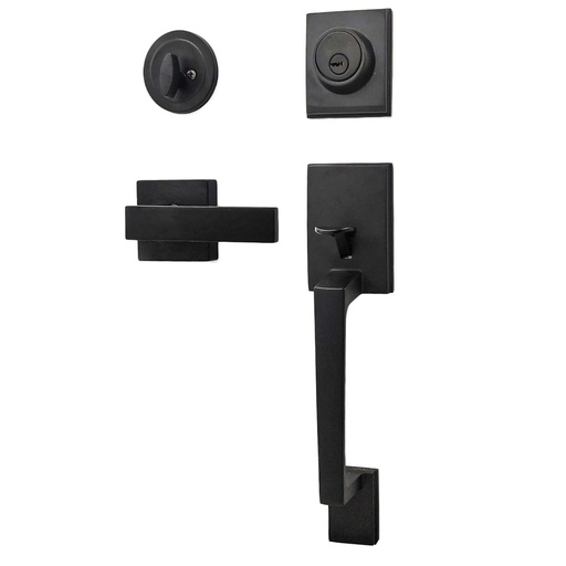 [CER.04.01] Cerradura Residencial Negro Mate