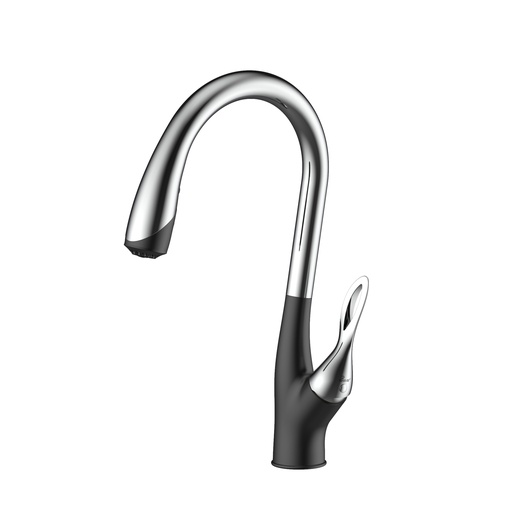 [GRI.03.46] Grifería Para Fregadero Elisea Chrome and Black Body