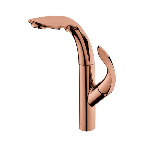 [GRI.02.20] Griferia de Lavamano Foglia Rose Gold