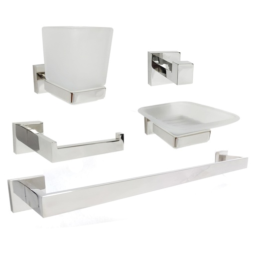 [GRI.04.03] Accesorios de Baño 5 Pcs Bolzano