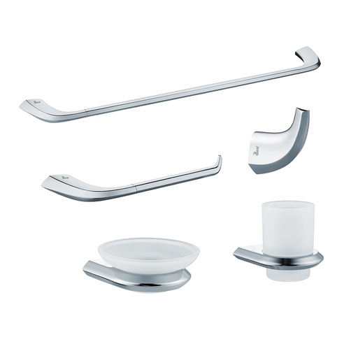 [GRI.04.09] Accesorios de Baño 5 Pcs Chrome