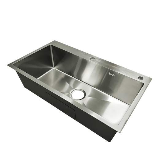 [FRE.01.07] Fregadero Una Tina Acero Inoxidable Sobre Tope 82x45x22