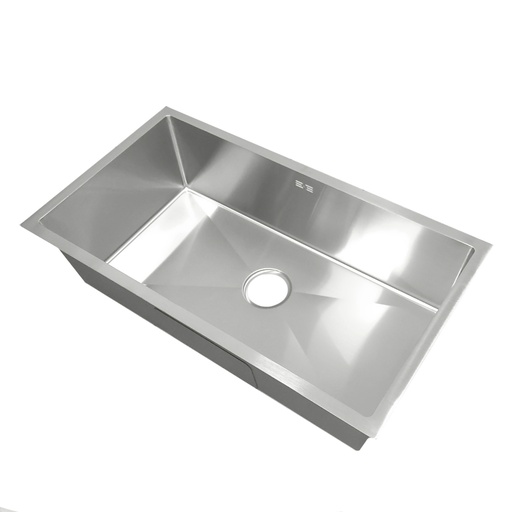 [FRE.02.04] Fregadero Una Tina Acero Inoxidable Bajo Tope 82x45x22