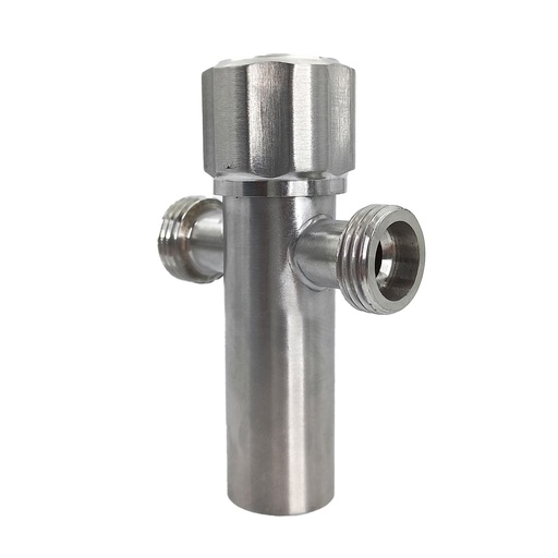 [PAS.01.04] Llave de Arresto Doble de Acero Inoxidable Hembra