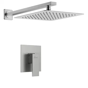 [DUC.03.02] Kit de Ducha De Acero Inoxidable Cromado Cuadrado