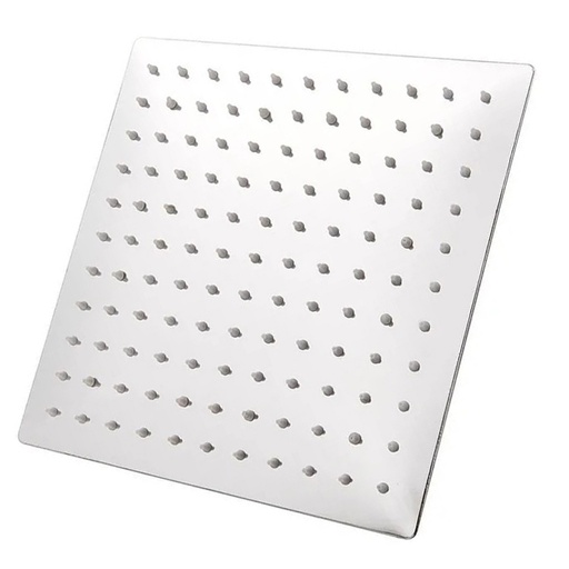 [DUC.04.02] Ducha de Baño Ultrafino de Alta Presión Cromado Cuadrado 25 cm 