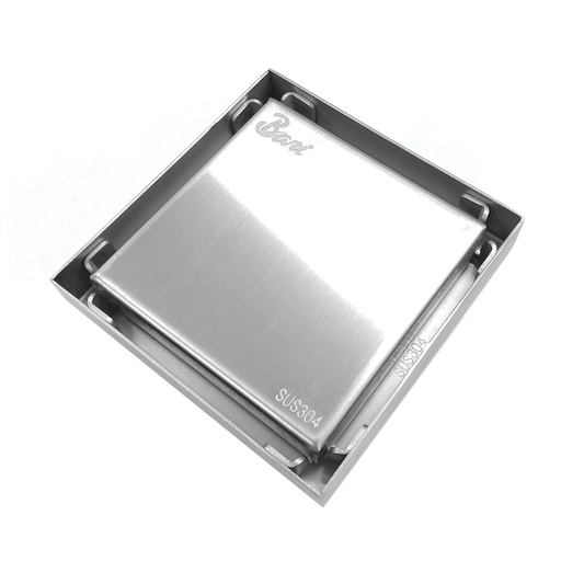 [DRE.01.04] Drenaje de Piso Cuadrado sin pestaña en Acero Inoxidable