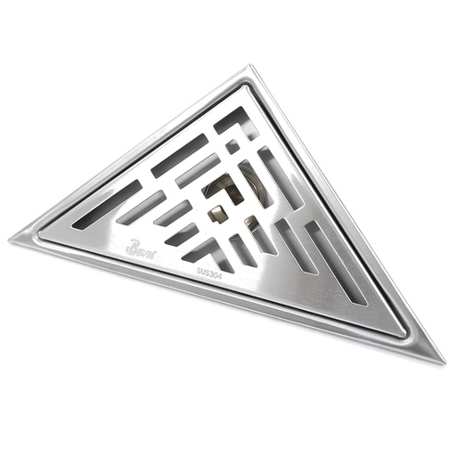 [DRE.01.06] Drenaje de Piso Triangular en Acero Inoxidable