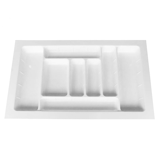 [CUB.01.03] Cubertero Blanco Plástico ABS Módulo 80 cm