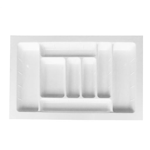 [CUB.01.03] Cubertero Blanco Plástico ABS Módulo 80 cm