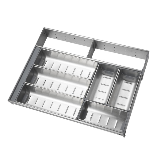 [CUB.02.02] Cubertero Acero Inoxidable Módulo 50 cm