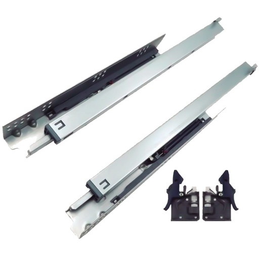 [COR.03.01.40] Corredera de Montaje Oculto con Freno 40 cm