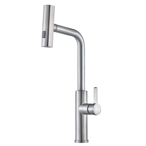 [GRI.03.53] Grifería Para Fregadero Pioggia Brush Nickel