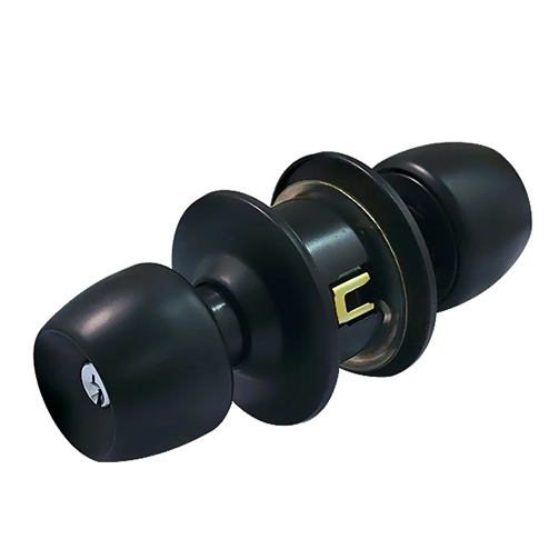 [CER.02.05] Cerradura de Copa Negra de Acero Inoxidable Habitación