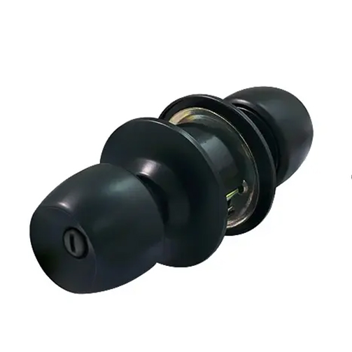 [CER.02.06] Cerradura de Copa Negra de Acero Inoxidable Baño