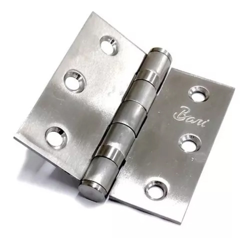 [BIS.04.01] Bisagra 3x3 de Acero Inoxidable con Rolineras