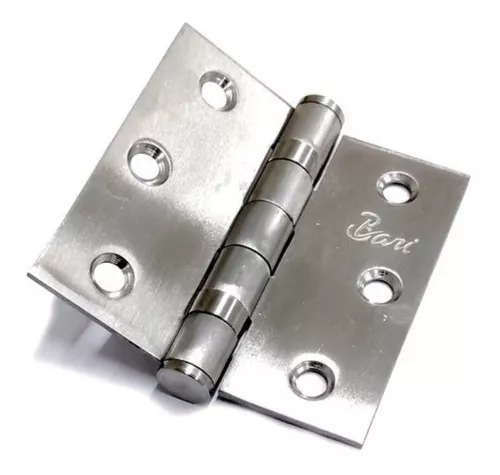 [BIS.04.02] Bisagra 4x3 de Acero Inoxidable con Rolineras