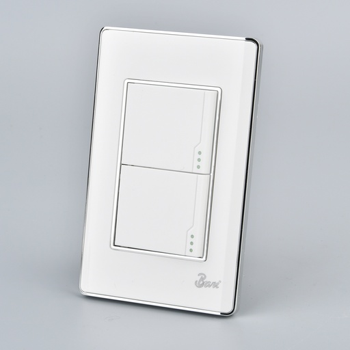 [INT.08.02] Interruptor Doble Serie Lusso