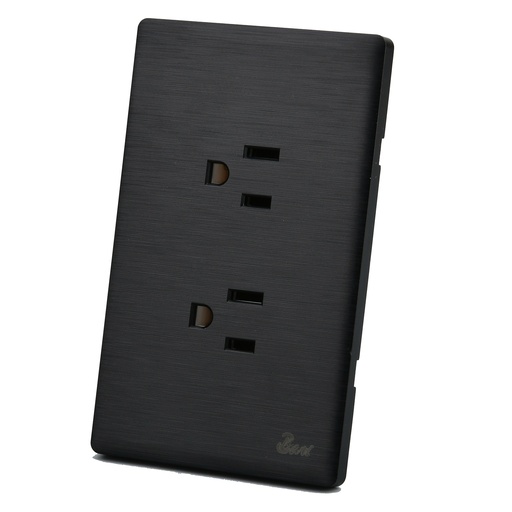 [INT.09.07] Toma Corriente Doble con tierra Serie Sollievo