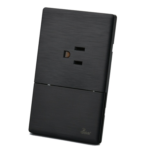 [INT.09.08] Interruptor + Tomacorriente con tierra Serie Sollievo