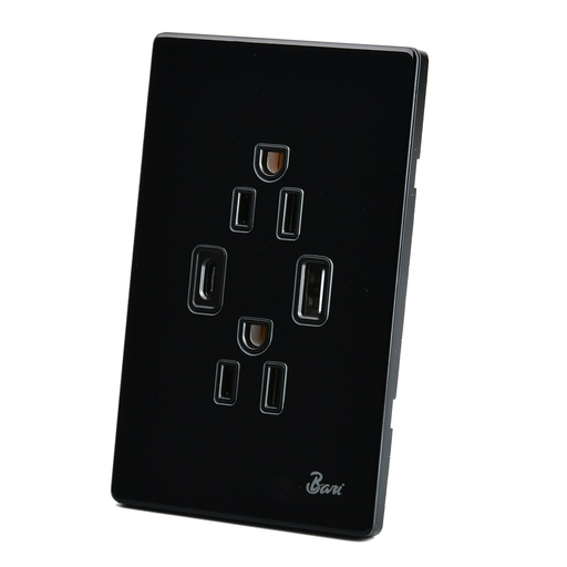 [INT.10.11] Toma Corriente Doble USB Serie Vuoto