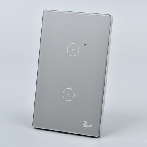 [INT.13.14] Interruptor Smart Doble Serie Grigio