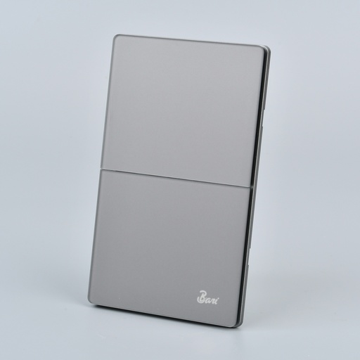 [INT.15.02] Interruptor Doble Serie Cenere