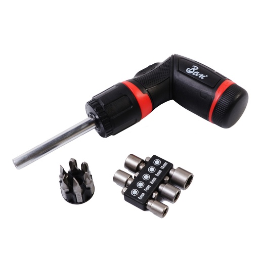 [HER.06.02] Destornillador de Rach 5X con 12 Puntas y Dados Intercambiables