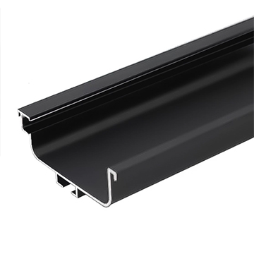[PER.04.07] Perfil Gola en "C" Negro para Cinta Led