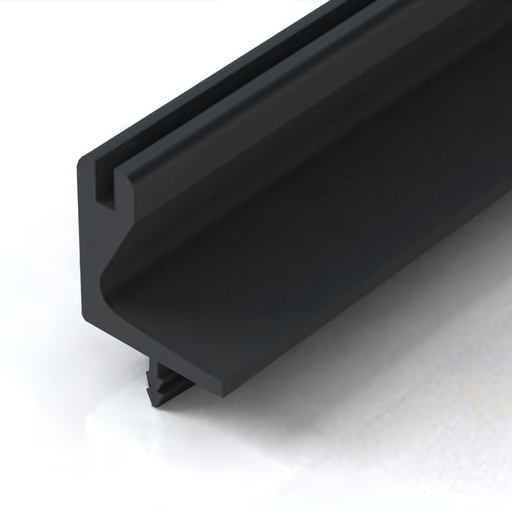 [PER.04.12] Perfil Gola de Gabinete Aéreo Negro