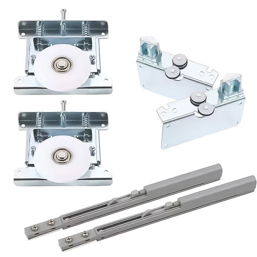 [CLO.02.02] Juego de ruedas y frenos adiciones de Kit de clóset con freno