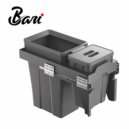 [TOB.04.04] Papelera Ecológica Extraíble de 30 cm 18L+6L