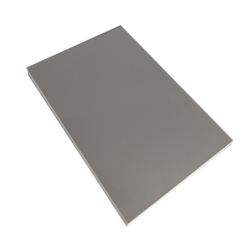 [PVC.03.08] Lamina de PVC PET Dark Grey Super Mate Doble Cara 18 mm