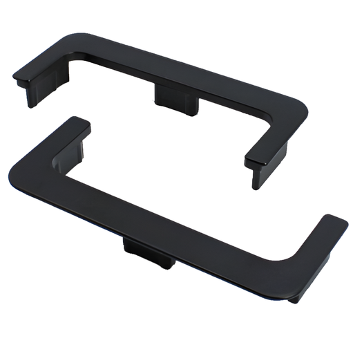 [PER.04.14AC] Terminal para Perfil Gola "C" Negro con Cinta Led Integrada