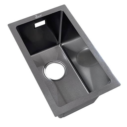 [FRE.02.15] Fregadero Lava Copa Bajo Tope 26x43cm Negro Diamante