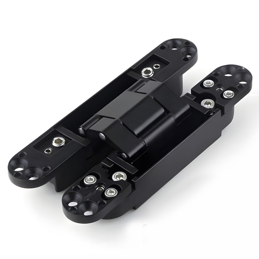 [BIS.08.02] Bisagra Invisible 3D 150 mm Negra