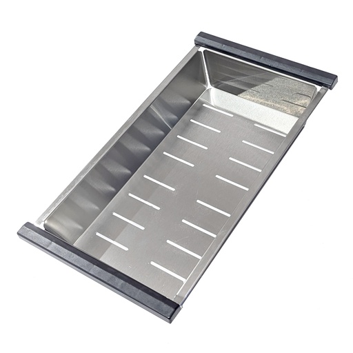 [ESC.02.01] Escurridor de Vegetales de Acero Inoxidable 20x38 cm