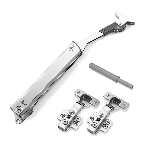 [BRA.04.06] Brazo de Elevación Push to Open BARI Fuerza Media (M) Níquel