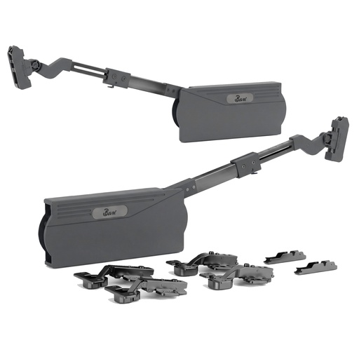 [BRA.02.04] Sistema de Elevación para Puerta Doble Plegable Fuerza Media-Baja (MD) Dark Grey