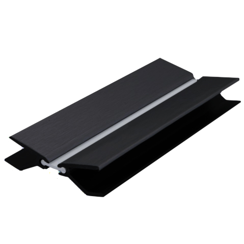 [ROD.02.05] Esquinero Para Rodapie de PVC Flexible Negro 15 cm